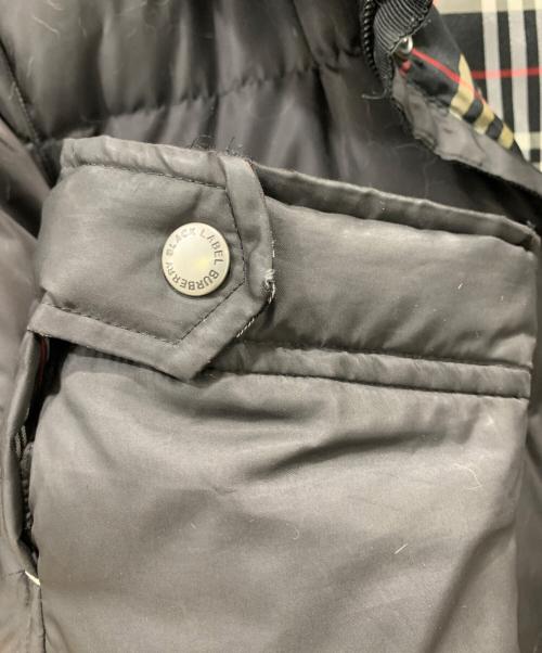 BURBERRY BLACK LABEL（バーバリーブラックレーベル）BURBERRY BLACK LABEL (バーバリーブラックレーベル) ダウンジャケット ブラック サイズ:Mの古着・服飾アイテム