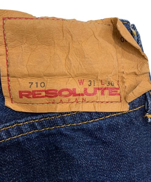 RESOLUTE（リゾルト）RESOLUTE (リゾルト) デニムパンツ インディゴ サイズ:W31の古着・服飾アイテム