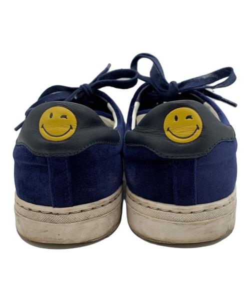 ANYA HINDMARCH（アニヤ・ハインドマーチ）ANYA HINDMARCH (アニヤ・ハインドマーチ) スニーカー ネイビー サイズ:38の古着・服飾アイテム