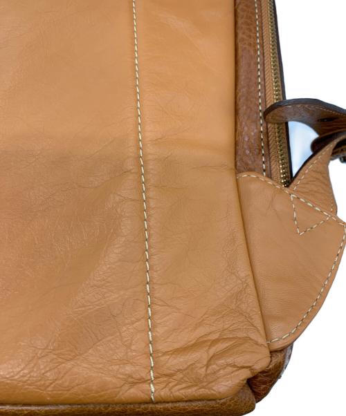 土屋鞄（ツチヤカバン）土屋鞄 (ツチヤカバン) ソフトミディアムバックパック ブラウンの古着・服飾アイテム