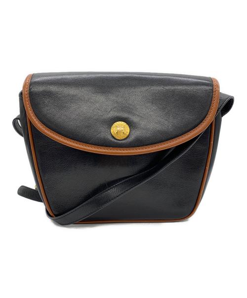 CELINE（セリーヌ）CELINE (セリーヌ) ショルダーバッグ ブラック×ブラウンの古着・服飾アイテム