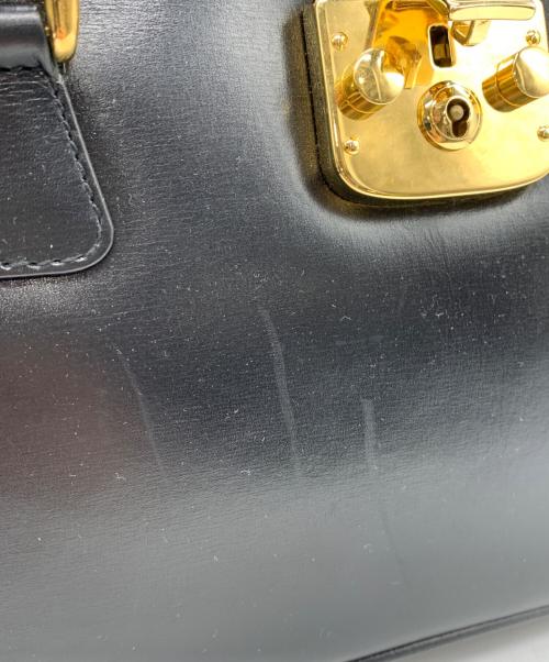 GUCCI（グッチ）GUCCI (グッチ) ハンドバッグ ブラックの古着・服飾アイテム