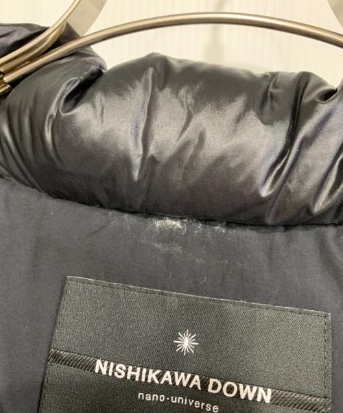 nano・universe（ナノ・ユニバース）nano・universe (ナノ・ユニバース) 西川 (ニシカワ) ダウンジャケット ブラック サイズ:Mの古着・服飾アイテム