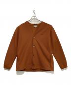LACOSTEラコステ）の古着「1TONE CARDIGAN」｜ブラウン