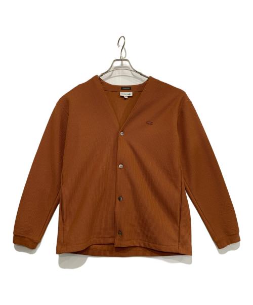LACOSTE（ラコステ）LACOSTE (ラコステ) 1TONE CARDIGAN ブラウン サイズ:Sの古着・服飾アイテム