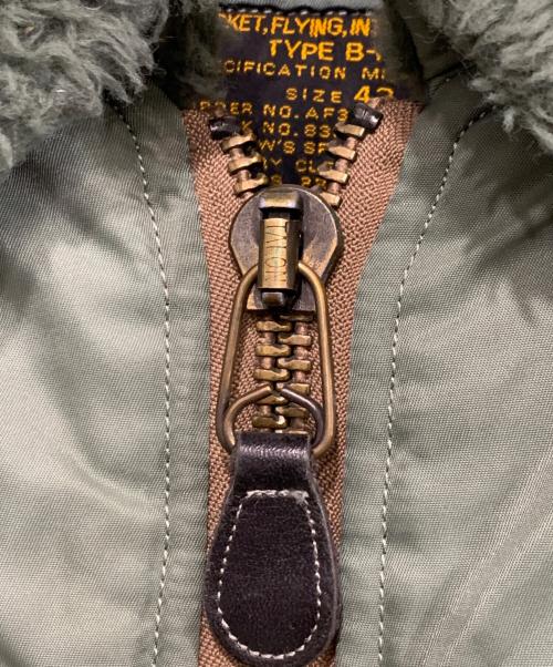 ノーブランド（ノーブランド）ノーブランド (ノーブランド) フライトジャケット オリーブ サイズ:42の古着・服飾アイテム