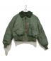 ノーブランド（ノーブランド）の古着「フライトジャケット」｜オリーブ