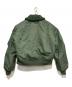 ノーブランド (ノーブランド) フライトジャケット オリーブ サイズ:42：25000円