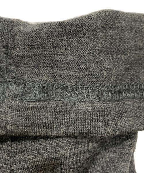 BRIEFING（ブリーフィング）BRIEFING (ブリーフィング) 薄手ニット グレー サイズ:Lの古着・服飾アイテム