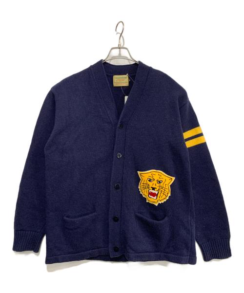 skookum（スクーカム）skookum (スクーカム) 厚手カーディガン ネイビー サイズ:Mの古着・服飾アイテム