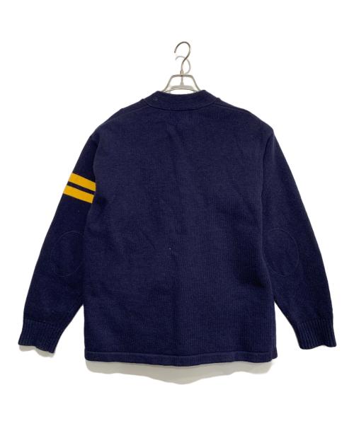 skookum（スクーカム）skookum (スクーカム) 厚手カーディガン ネイビー サイズ:Mの古着・服飾アイテム