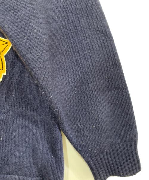 skookum（スクーカム）skookum (スクーカム) 厚手カーディガン ネイビー サイズ:Mの古着・服飾アイテム