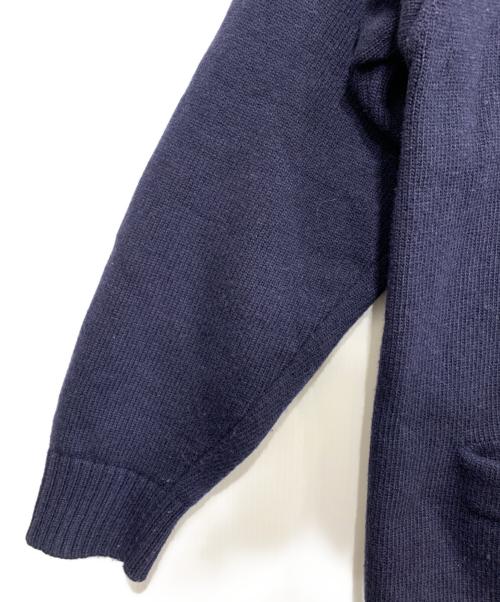 skookum（スクーカム）skookum (スクーカム) 厚手カーディガン ネイビー サイズ:Mの古着・服飾アイテム