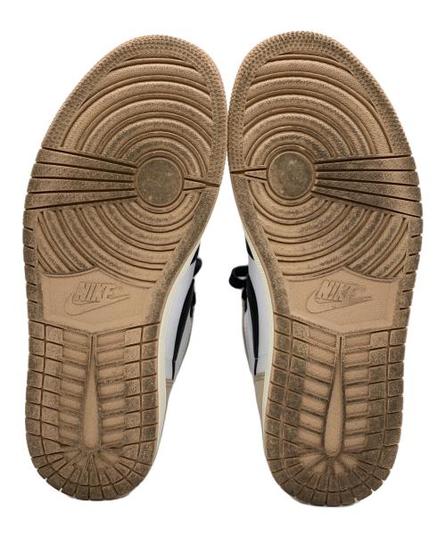 NIKE（ナイキ）NIKE (ナイキ) ハイカットスニーカー ホワイト×ブラウン サイズ:26.5cmの古着・服飾アイテム