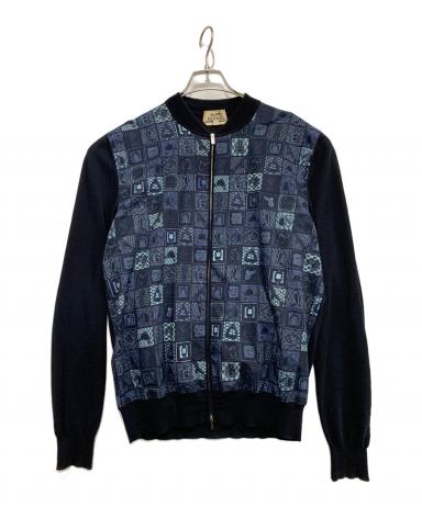 HERMÈS ネイビー 一枚仕立てソフトジャケット HERMÈS ネイビー 一枚仕立てソフトジャケット HERMÈS ネイビー 一枚