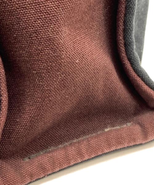 HERMES（エルメス）HERMES (エルメス) トートバッグ ブラック×レッドの古着・服飾アイテム