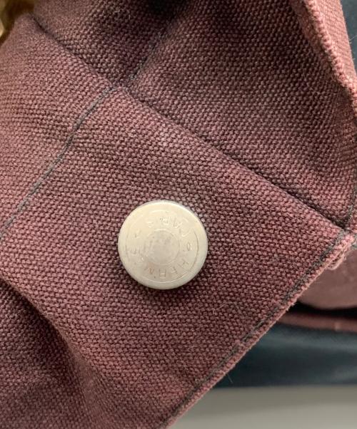 HERMES（エルメス）HERMES (エルメス) トートバッグ ブラック×レッドの古着・服飾アイテム