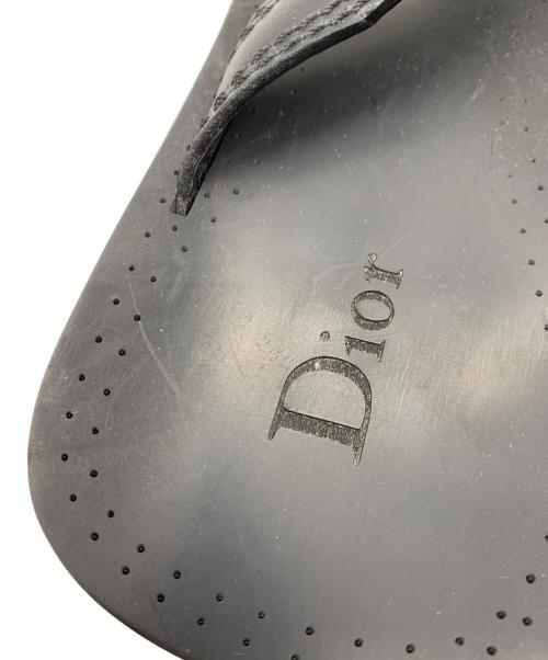 DIOR HOMME（ディオール オム）Dior Homme (ディオール オム) ビーチサンダル ブラック サイズ:40　1/2の古着・服飾アイテム