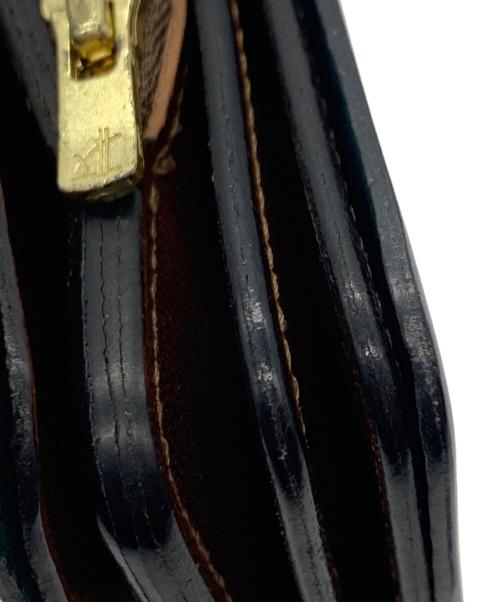 forme（フォルメ）forme (フォルメ) Short Walletカードケース ブラック×ブラウンの古着・服飾アイテム