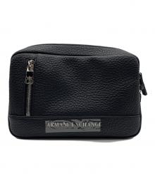 ARMANI EXCHANGE（アルマーニ エクスチェンジ）の古着「メッセンジャーバッグ」｜ブラック
