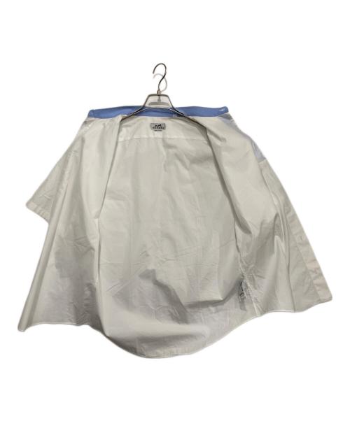 HERMES（エルメス）HERMES (エルメス) 半袖シャツ ホワイト サイズ:39の古着・服飾アイテム