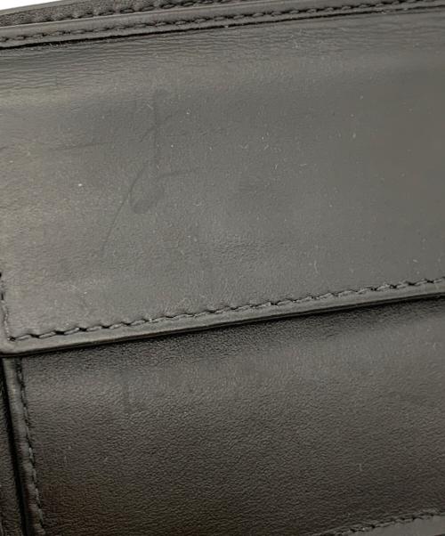 BOTTEGA VENETA（ボッテガベネタ）BOTTEGA VENETA (ボッテガベネタ) 2つ折り財布 ブラックの古着・服飾アイテム