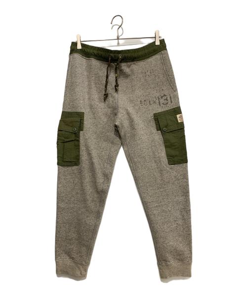 POLO RALPH LAUREN（ポロ・ラルフローレン）POLO RALPH LAUREN (ポロ・ラルフローレン) スウェットパンツ ベージュ×グリーン サイズ:S 未使用品の古着・服飾アイテム