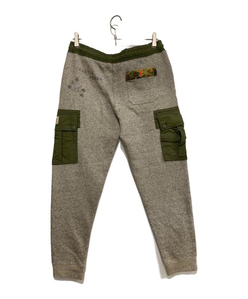 POLO RALPH LAUREN（ポロ・ラルフローレン）POLO RALPH LAUREN (ポロ・ラルフローレン) スウェットパンツ ベージュ×グリーン サイズ:S 未使用品の古着・服飾アイテム