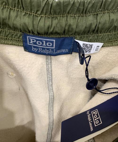 POLO RALPH LAUREN（ポロ・ラルフローレン）POLO RALPH LAUREN (ポロ・ラルフローレン) スウェットパンツ ベージュ×グリーン サイズ:S 未使用品の古着・服飾アイテム