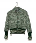 skookumスクーカム）の古着「ニットジャケット」｜グリーン