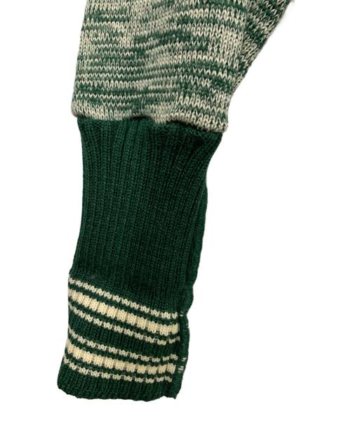 skookum（スクーカム）SKOOKUM (スクーカム) ニットジャケット グリーン サイズ:Mの古着・服飾アイテム