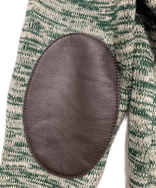 skookum（スクーカム）SKOOKUM (スクーカム) ニットジャケット グリーン サイズ:Mの古着・服飾アイテム