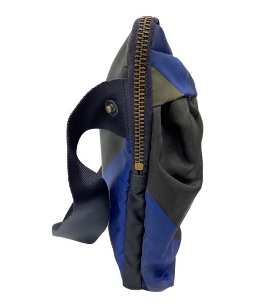 PORTER（ポーター）PORTER (ポーター) MARNI (マルニ) クラッチバッグ ブルー×グリーンの古着・服飾アイテム