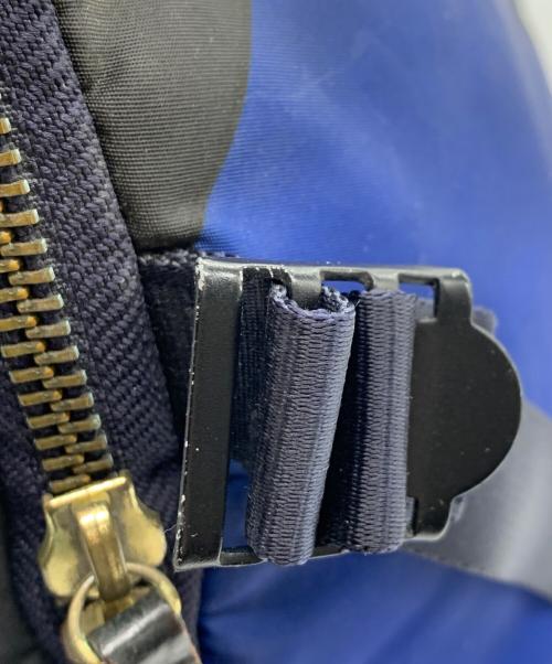 PORTER（ポーター）PORTER (ポーター) MARNI (マルニ) クラッチバッグ ブルー×グリーンの古着・服飾アイテム