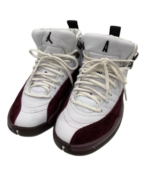 NIKE（ナイキ）NIKE (ナイキ) A Ma Maniere (ア・マ・マニエール) スニーカー ホワイト×バーガンディー サイズ:23㎝の古着・服飾アイテム