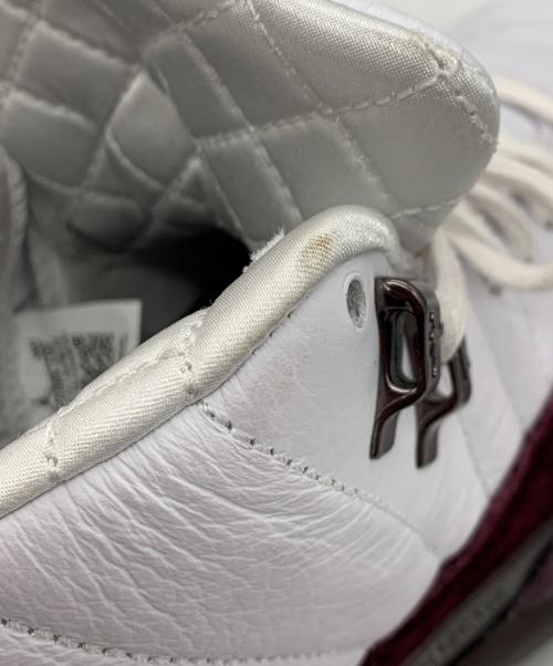 NIKE（ナイキ）NIKE (ナイキ) A Ma Maniere (ア・マ・マニエール) スニーカー ホワイト×バーガンディー サイズ:23㎝の古着・服飾アイテム