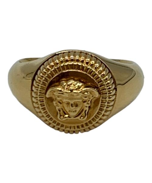 VERSACE（ヴェルサーチェ）VERSACE (ヴェルサーチェ) リング ゴールドカラー サイズ:23の古着・服飾アイテム