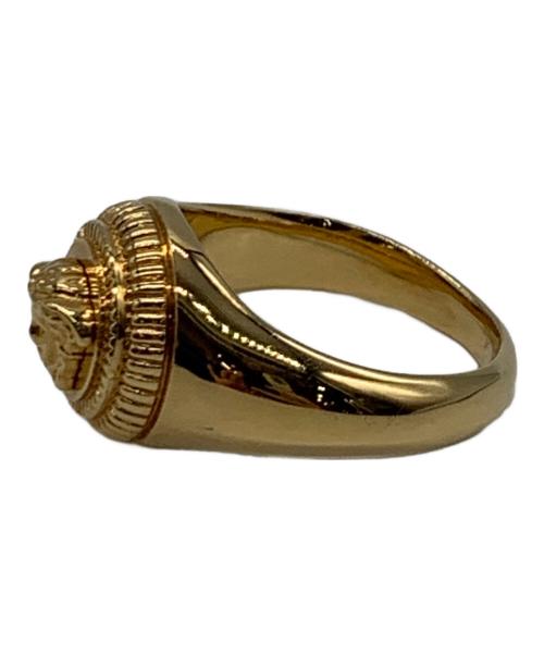 VERSACE（ヴェルサーチェ）VERSACE (ヴェルサーチェ) リング ゴールドカラー サイズ:23の古着・服飾アイテム
