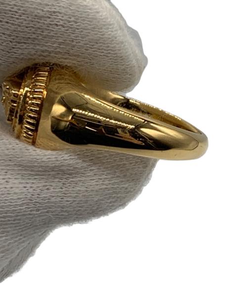 VERSACE（ヴェルサーチェ）VERSACE (ヴェルサーチェ) リング ゴールドカラー サイズ:23の古着・服飾アイテム