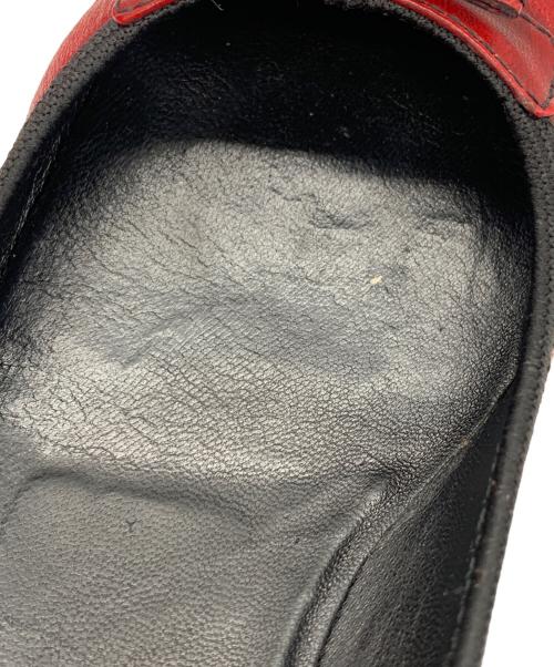 PRADA（プラダ）PRADA (プラダ) リボンローパンプス レッド サイズ:37の古着・服飾アイテム