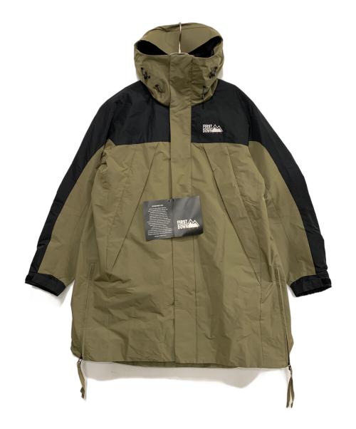 FIRST DOWN（ファーストダウン）FIRST DOWN (ファーストダウン) フードコート カーキ サイズ:Mの古着・服飾アイテム