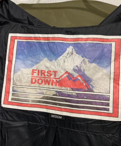 FIRST DOWN（ファーストダウン）FIRST DOWN (ファーストダウン) フードコート カーキ サイズ:Mの古着・服飾アイテム
