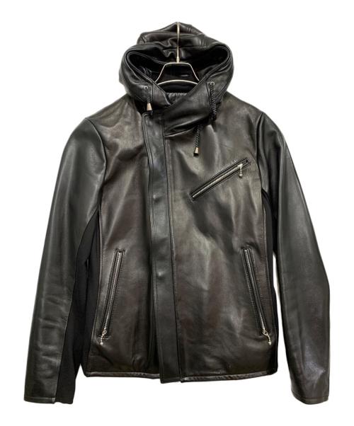 JOHNNY WOLF（ジョニーウルフ）JOHNNY WOLF (ジョニーウルフ) ライダースジャケット ブラック サイズ:3の古着・服飾アイテム