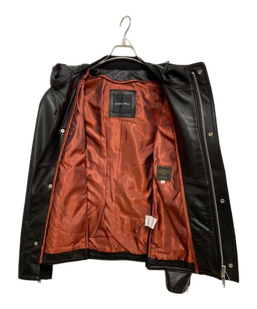 JOHNNY WOLF（ジョニーウルフ）JOHNNY WOLF (ジョニーウルフ) ライダースジャケット ブラック サイズ:3の古着・服飾アイテム