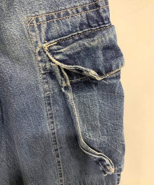 POLO RALPH LAUREN（ポロ・ラルフローレン）POLO RALPH LAUREN (ポロ・ラルフローレン) バギーカーゴジーンズ インディゴ サイズ:33×32の古着・服飾アイテム