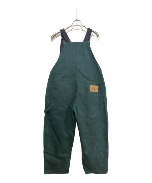 FIRST DOWN（ファーストダウン）FIRST DOWN (ファーストダウン) オーバーオール グリーン サイズ:Sの古着・服飾アイテム