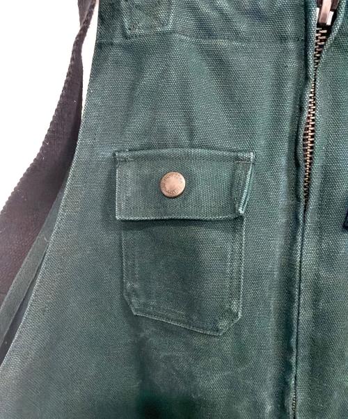 FIRST DOWN（ファーストダウン）FIRST DOWN (ファーストダウン) オーバーオール グリーン サイズ:Sの古着・服飾アイテム