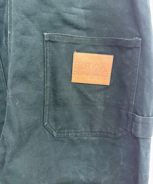 FIRST DOWN（ファーストダウン）FIRST DOWN (ファーストダウン) オーバーオール グリーン サイズ:Sの古着・服飾アイテム