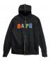 A BATHING APE（ア ベイシング エイプ）の古着「ジップパーカー」｜ブラック