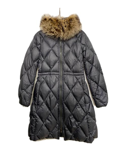 COACH（コーチ）COACH (コーチ) キルティングダウンコート ブラック サイズ:XSの古着・服飾アイテム